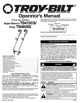 Troy-Bilt TB465SS User Manual