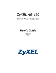 ZyXEL Communications Corporation AG120 Справочник Пользователя