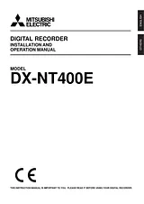 Mitsubishi Electronics DX-NT400E Manuel D’Utilisation