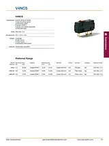 Saia Microswitch 250 Vac 5 A 1 x On/(On) V4NCSK2A2-0.5M IP67 momentary 1 pc(s) V4NCS2A2-0,5M Техническая Спецификация