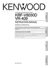Kenwood KRF-V8030D Manual Do Utilizador