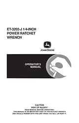 John Deere ET-3202 User Manual
