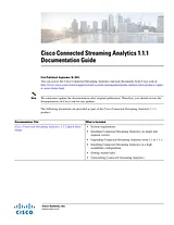 Cisco Cisco Connected Streaming Analytics 1.1 Documentation Roadmaps