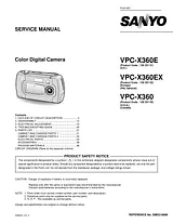 Sanyo VPC X 360 E Manual Do Utilizador