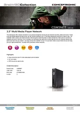 Conceptronic 3.5" Multi Media Player Network 640GB C10-583 Manuel D’Utilisation