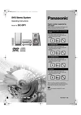 Panasonic SC-DP1 사용자 설명서