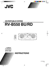 JVC RV-B550RD Manuel D’Utilisation