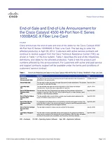 Cisco Cisco Catalyst 4506-E Switch Information Guide
