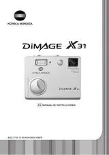 MINOLTA Dimage X31 Руководство Пользователя