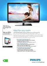 Philips LED TV with YouTube App 22PFL3507T 22PFL3507T/12 Leaflet