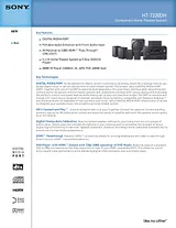 Sony HT-7100DH Guide De Spécification