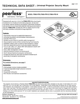 Peerless PSMU-PRS-S Техническая Спецификация