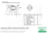 Bkl Electronic 3.5 mm audio jack Socket, vertical vertical Number of pins: 2 Mono Silver 72314 1 pc(s) 72314 Datenbogen