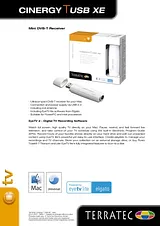 Terratec Cinergy T USB XE 10530 Prospecto