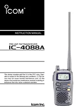 ICOM ic-4088a Manual Do Utilizador
