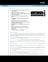 Sony STR-DH510 Guide De Spécification