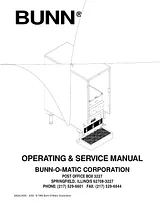 Bunn HC-2 Справочник Пользователя