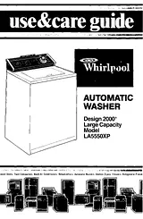 Whirlpool LA5550XP 用户手册