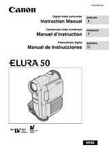 Canon ELURA 50 지침 매뉴얼