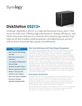 Synology DS213 + 2x 4TB DS213+_8TB_WD_BLACK Benutzerhandbuch