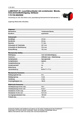 Rafi Pushbutton 35 V 0.1 A 1 x Off/On IP65 momentary 5 pc(s) 1.15.150.606/0000 Техническая Спецификация