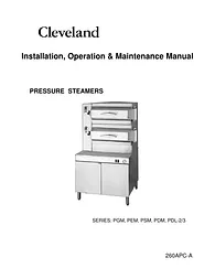 Cleveland Range PGM Manual Do Utilizador