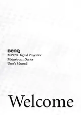 Benq MP770 Manuel D’Utilisation