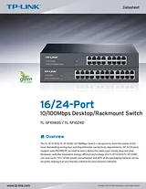 TP-LINK TL-SF1016DS TL-SF1016DS V3.0 データシート