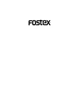 Fostex Studio Monitor PM-1 User Manual