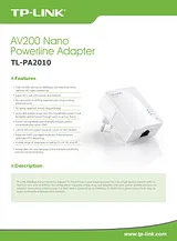 TP-LINK AV200 TL-PA2010 Leaflet