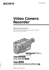 Sony CCD-TRV15 Manual Do Utilizador