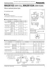 Panasonic MA3X153A User Manual
