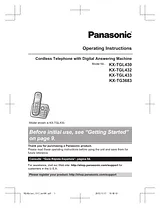 Panasonic KXTGL433 Operating Guide