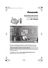 Panasonic KX-TG5428 Справочник Пользователя