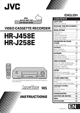 JVC HR-J458E Справочник Пользователя