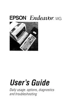 Epson Endeavor WG Справочник Пользователя