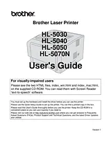 Brother HL-5050 사용자 매뉴얼