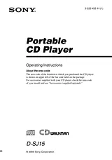 Sony D-SJ15 Manual