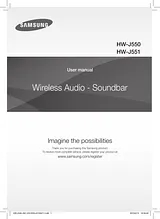 Samsung 320W 2.1Ch Soundbar 
HW-J550 Manuel D’Utilisation