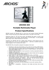 Archos 404 Benutzerhandbuch
