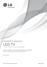 LG 60LN5400 Manual Do Utilizador