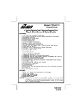 Audiovox pro-9775 User Manual