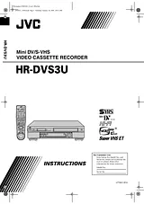 JVC hr-dvs3u Справочник Пользователя