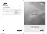 Samsung 2009 LCD TV Manuel D’Utilisation