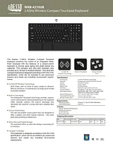 Adesso Wireless Compact Touchpad WKB-4210UB 产品宣传页