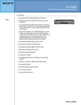Sony SLV-D380P Guia De Especificação