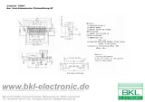 Bkl Electronic SCART connector Socket, horizontal mount Number of pins: 21 Black 903018 1 pc(s) 903018 Ficha De Dados