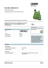 Phoenix Contact Relay socket PLC-BSC-120UC/21-21 2967031 2967031 Data Sheet