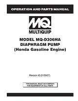 Multiquip mq-d306ha User Manual