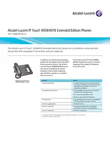 Alcatel-Lucent IP Touch 4008 3GV27064TB Leaflet
